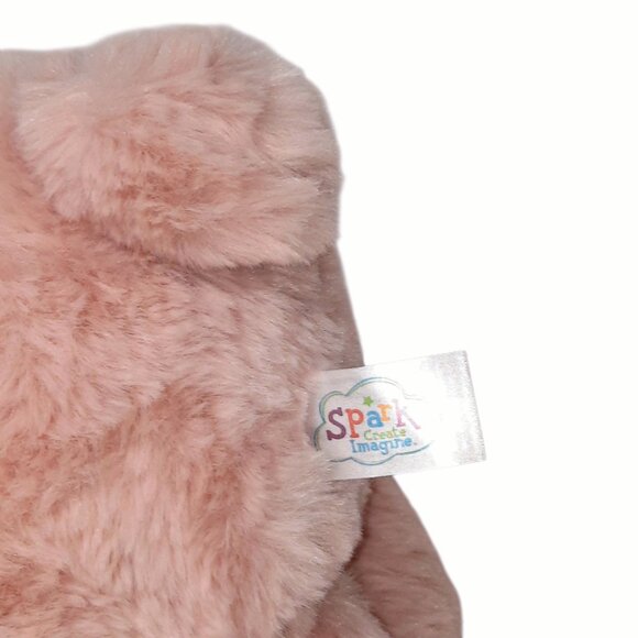 Spark Create Imagine Pink Bunny Rabbit Stuffed Plush Beanbag Toy 13" - Picture 6 of 6